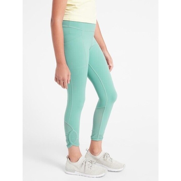 Short motard Athleta fille chit chat stretch bleu athlétique